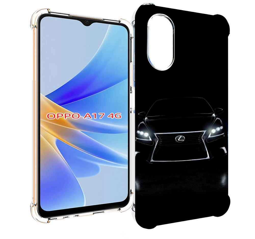 

Чехол MyPads lexus 1 мужской для OPPO A17, Прозрачный, Tocco