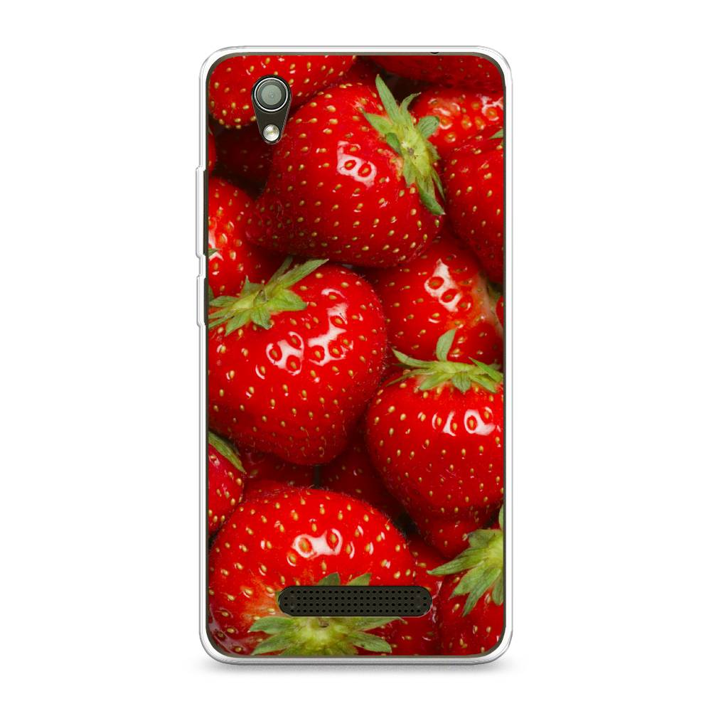 

Чехол Awog на ZTE Blade X3 / ЗТЕ Блэйд X3 "Клубника", 130650-10
