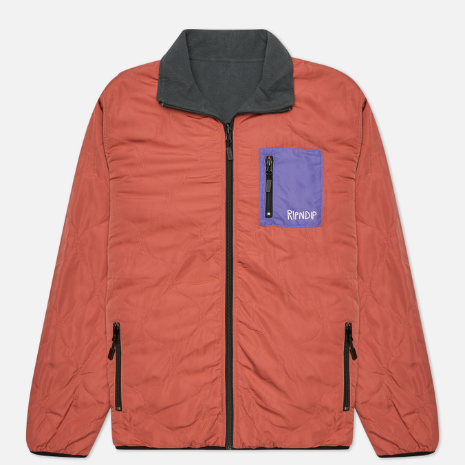 Мужская стеганая куртка Ripndip Shmoody Polar Fleece Quilted Reversible оранжевый, S