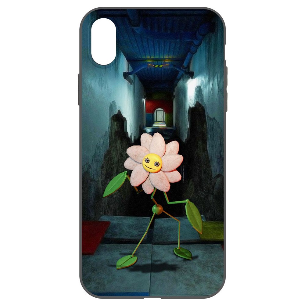 

Чехол-накладка Софт Хаги Ваги - Дейзи для iPhone XR, Черный