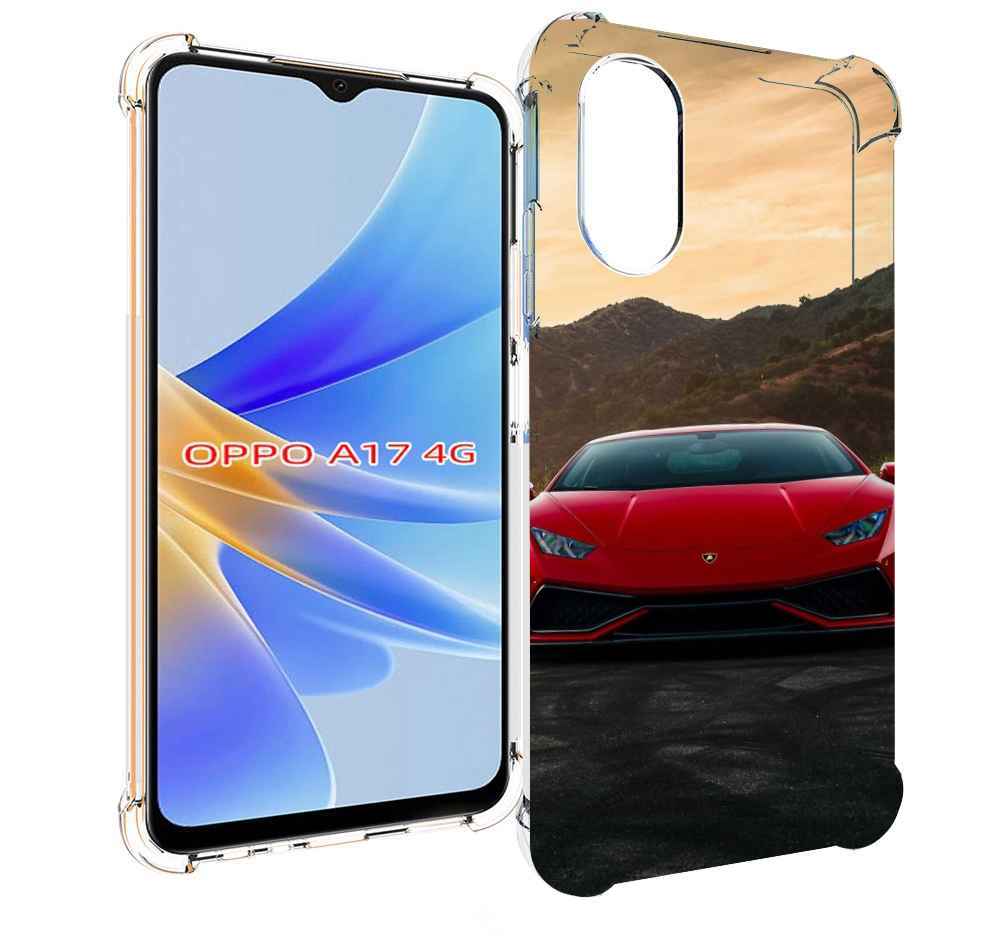

Чехол MyPads lamborghini 1 мужской для OPPO A17, Прозрачный, Tocco