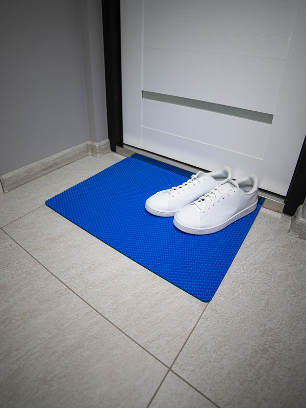 Коврик придверный CellMat ЭВА, 60х44 см, синяя сота