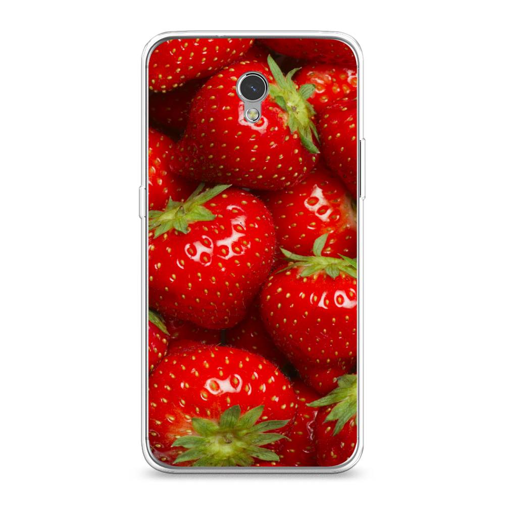 

Чехол Awog на ZTE Blade V7 / ЗТЕ Блэйд V7 "Клубника", Разноцветный, 131150-10
