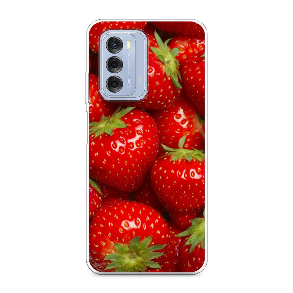 

Чехол Awog на ZTE Blade V40 / ЗТЕ Блэйд V40 "Клубника", Разноцветный, 136150-10