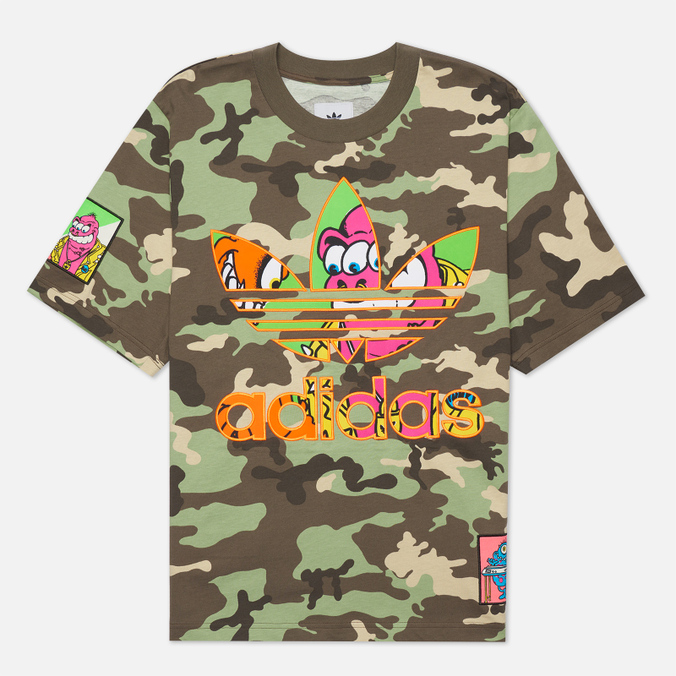 

Мужская футболка adidas Originals x Jeremy Scott Print камуфляжный, Размер S, x Jeremy Scott Print