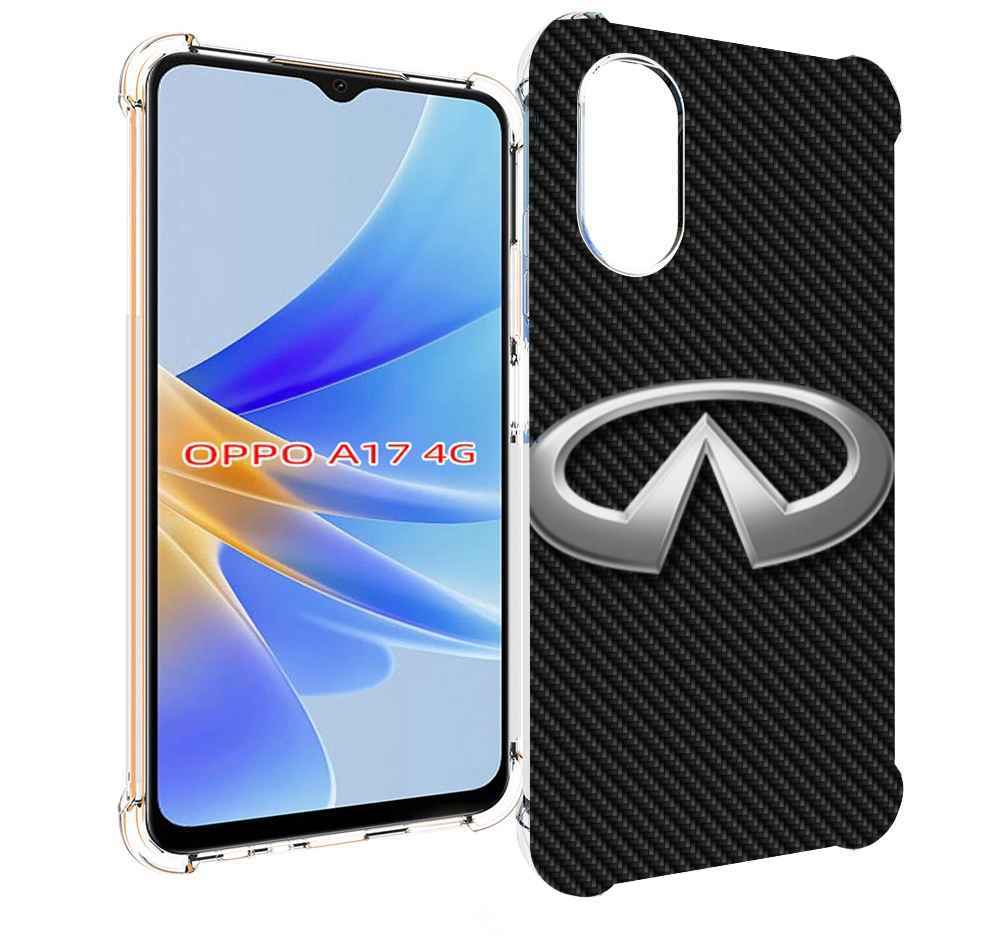 

Чехол MyPads infiniti-2 мужской для OPPO A17, Прозрачный, Tocco