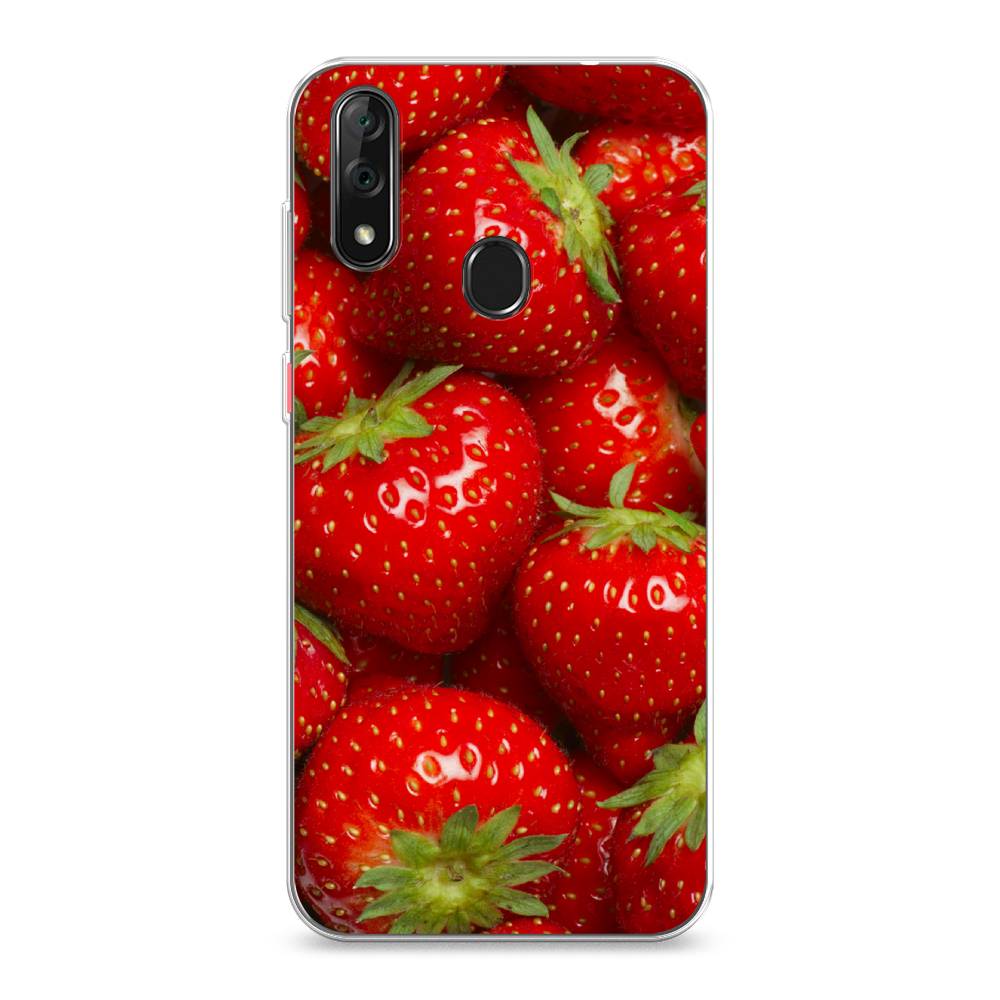 

Чехол Awog на ZTE Blade V10 / ЗТЕ Блэйд V10 "Клубника", Разноцветный, 132750-10