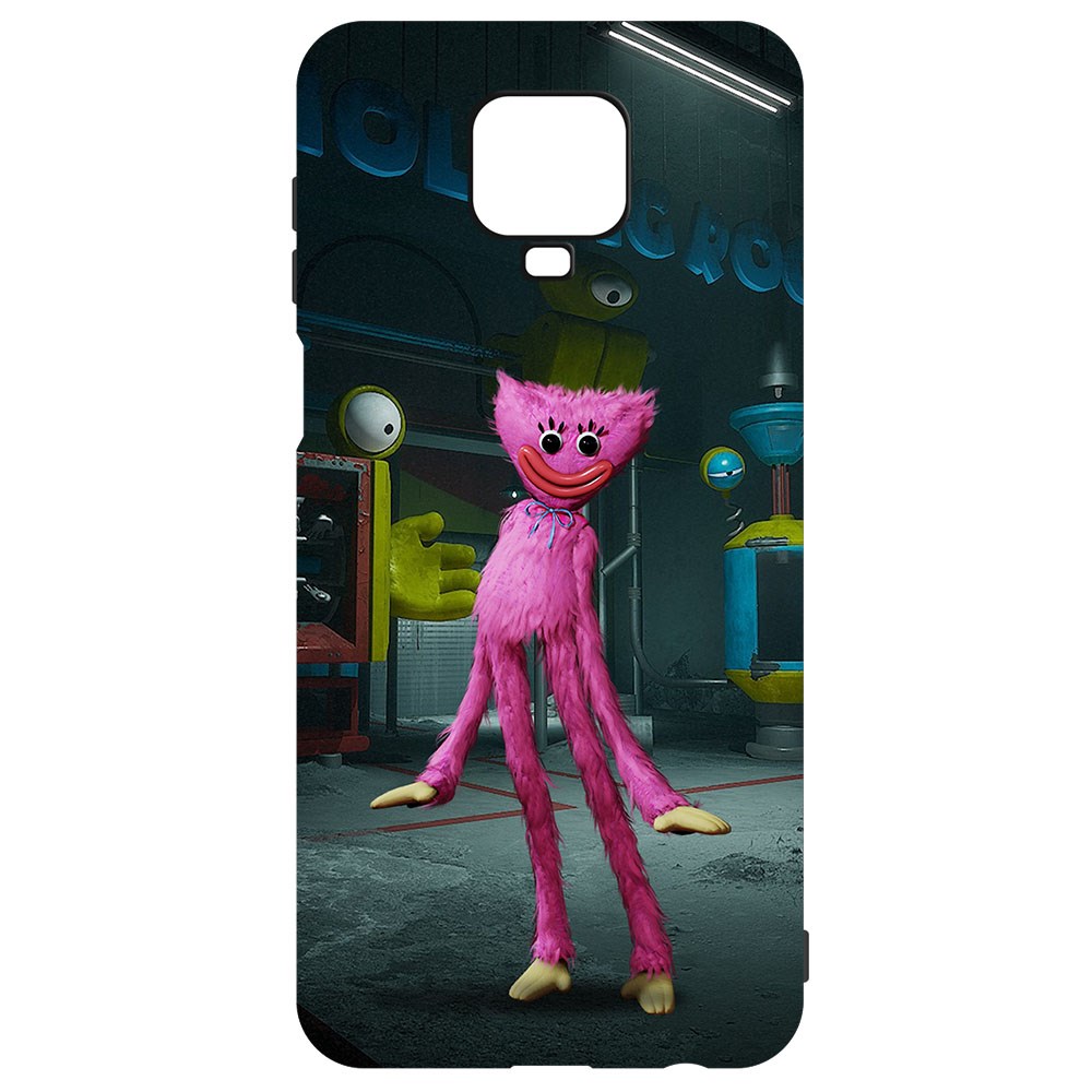 

Чехол-накладка Софт Хаги Ваги - Киси Миси для Xiaomi Redmi Note 9S, Черный