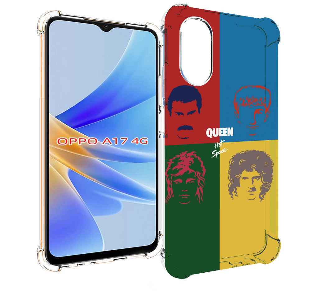 

Чехол MyPads hot space queen альбом для OPPO A17, Прозрачный, Tocco