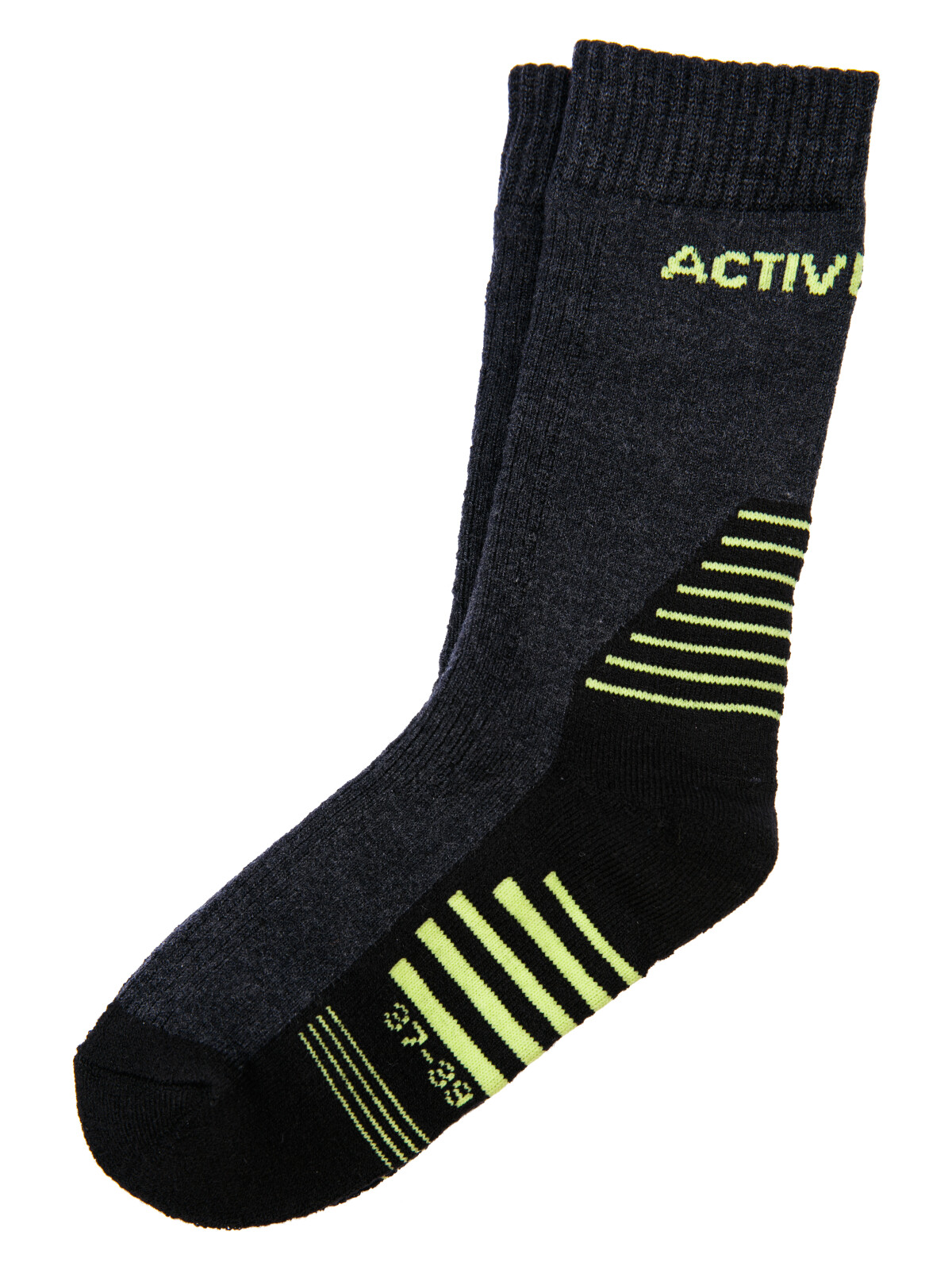 

Термоноски для мальчиков PlayToday (средние махровые), черный,светло-зеленый, 34-36, Черный;зеленый, 32311433