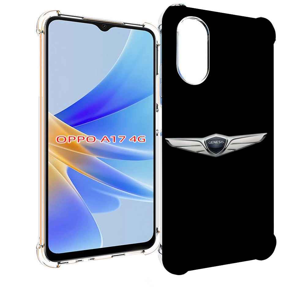 

Чехол MyPads genesis-1 мужской для OPPO A17, Прозрачный, Tocco