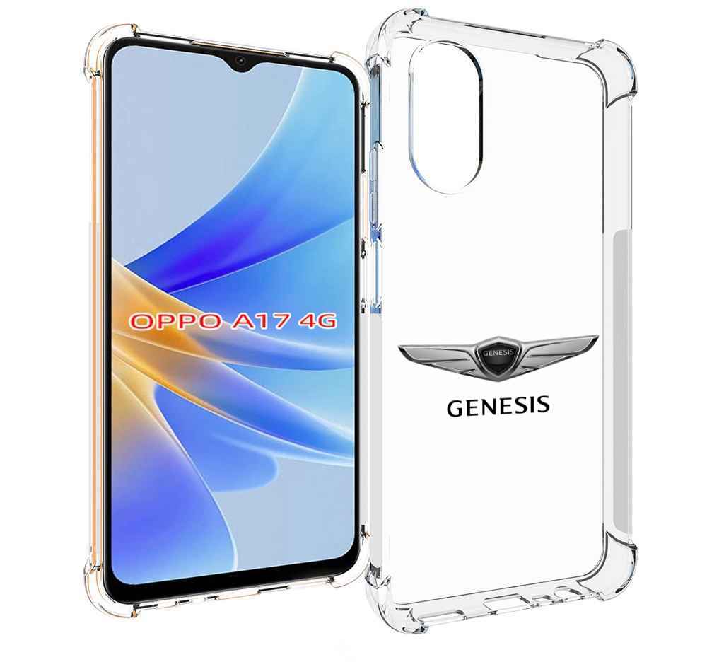 

Чехол MyPads genesis-3 мужской для OPPO A17, Прозрачный, Tocco