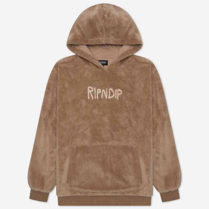 

Мужская толстовка Ripndip Bradbury Sherpa Hoodie коричневый, Размер M, Bradbury Sherpa Hoodie