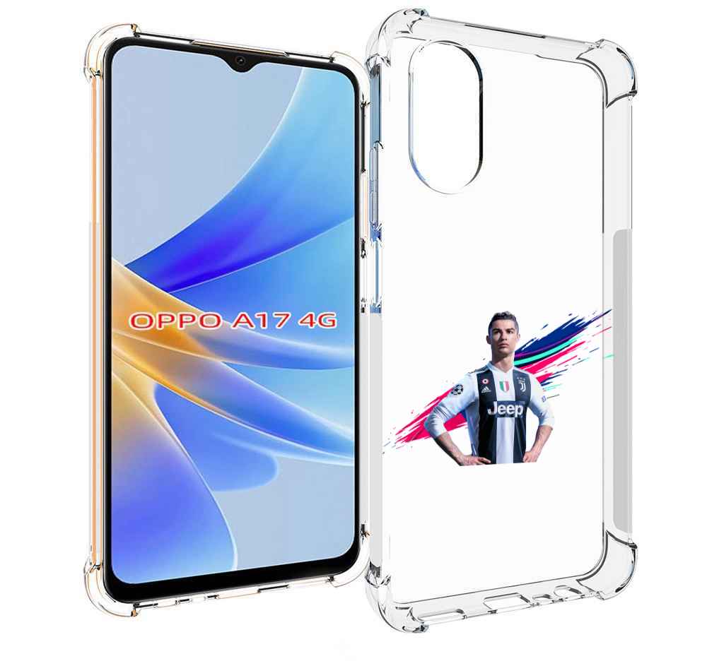

Чехол MyPads fifa-Криштиану-Роналду мужской для OPPO A17, Прозрачный, Tocco