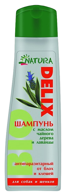 фото Шампунь для собак и щенков natura delix bio профилактика проблем кожи, 250 мл