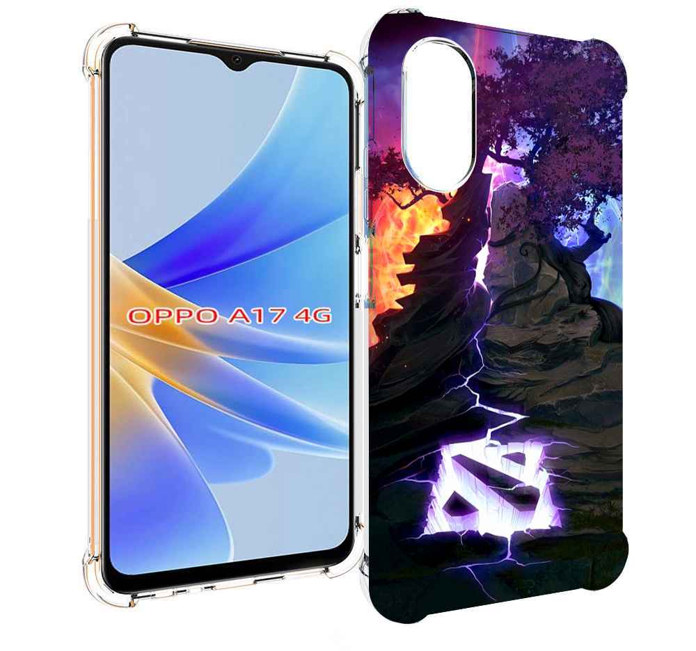 

Чехол MyPads dota 2 логотип для OPPO A17, Прозрачный, Tocco