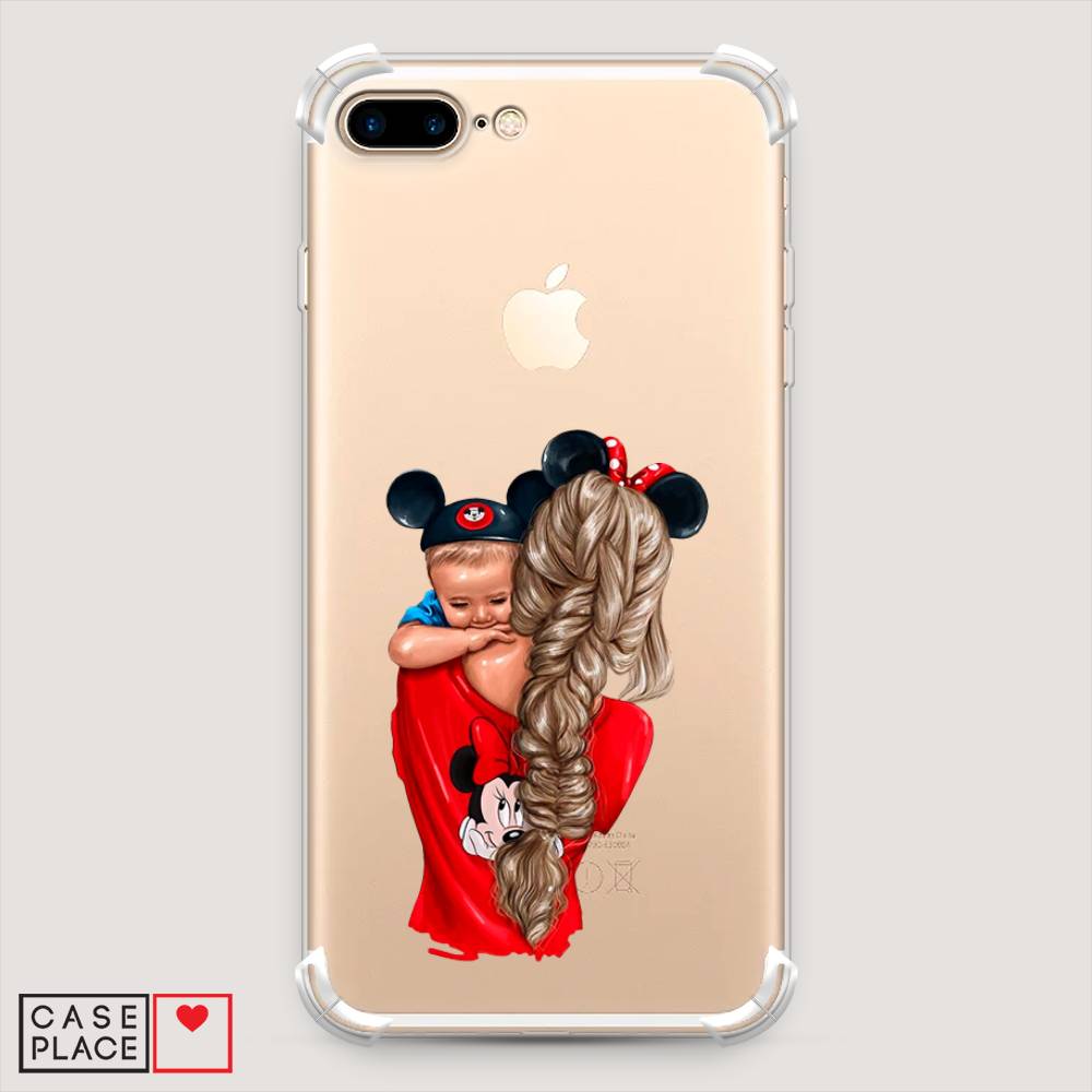 

Чехол Awog на Apple iPhone 7 Plus / Айфон 7 Plus "Baby mouse", Разноцветный, 10751-1