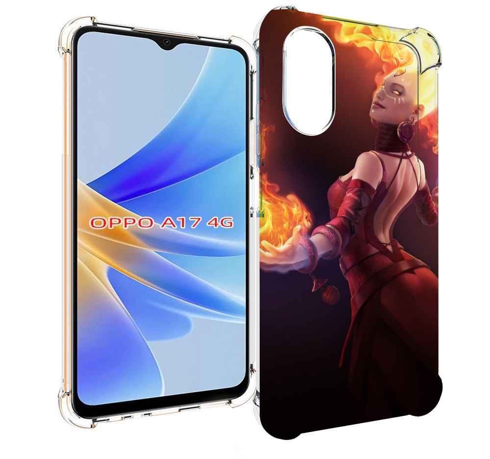 

Чехол MyPads dota 2 Lina для OPPO A17, Прозрачный, Tocco