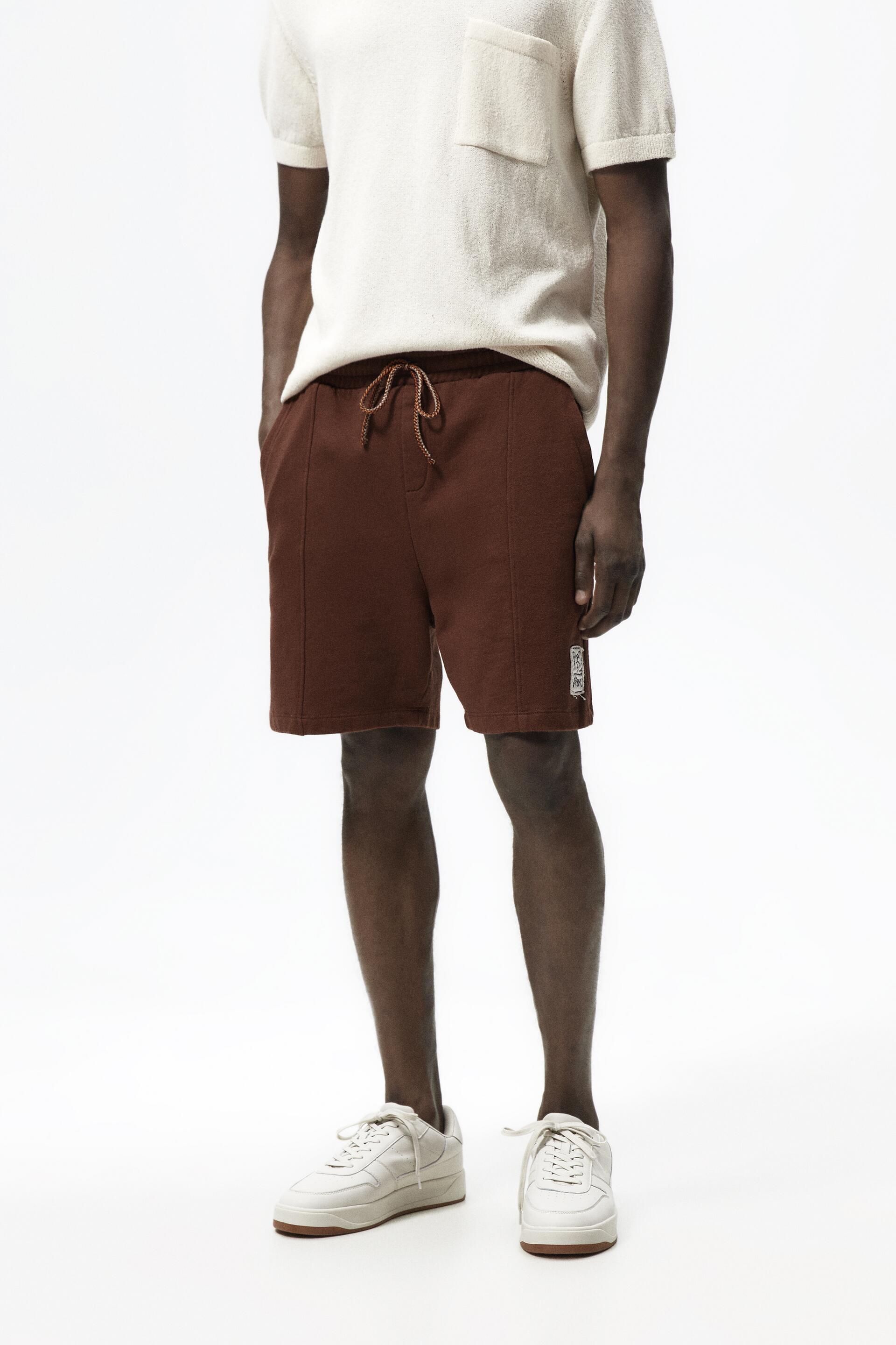 

Шорты мужские ZARA 06224345 коричневые M (доставка из-за рубежа), 06224345