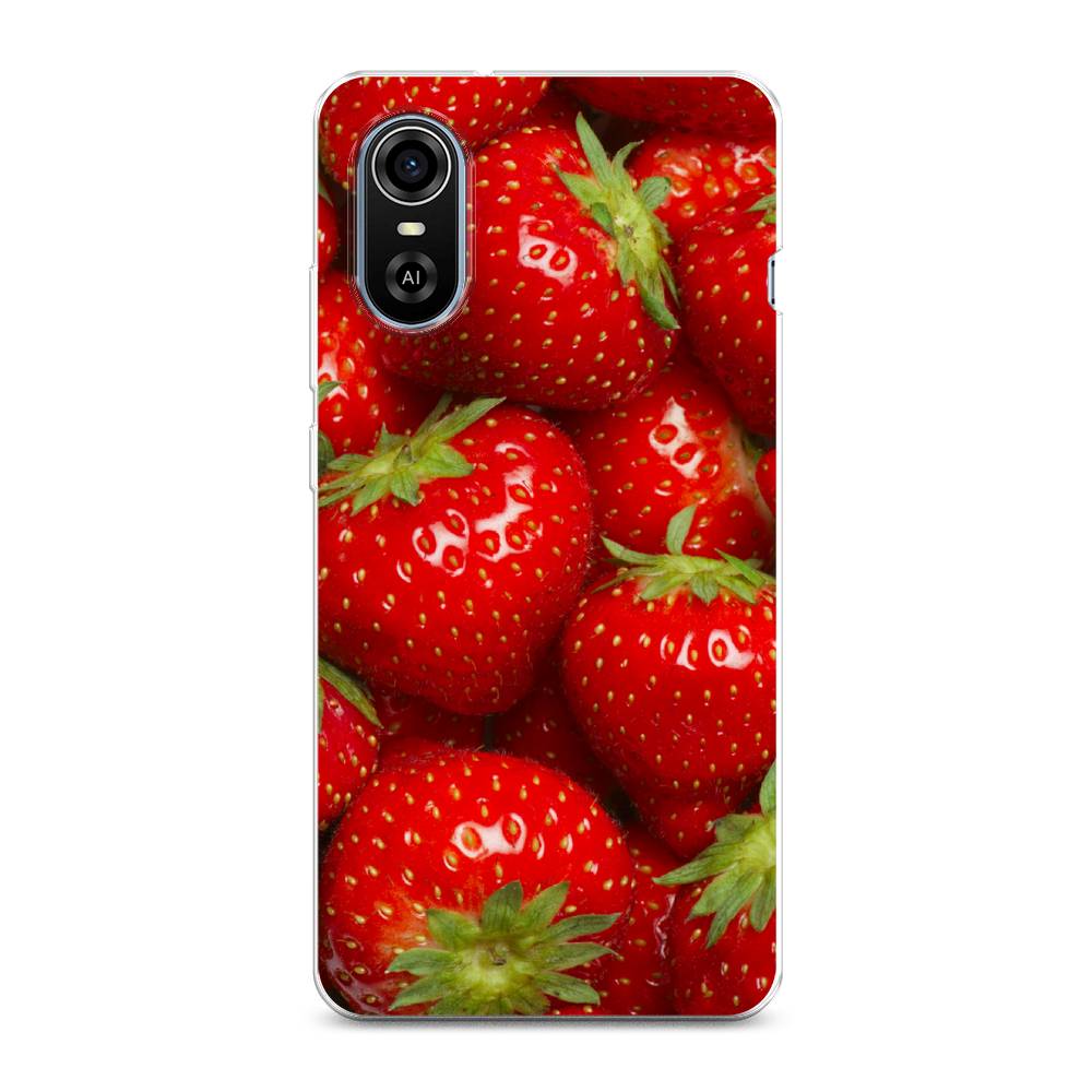 

Чехол Awog на ZTE Blade A31 Plus / ЗТЕ Блэйд A31 Plus "Клубника", Разноцветный, 135750-10