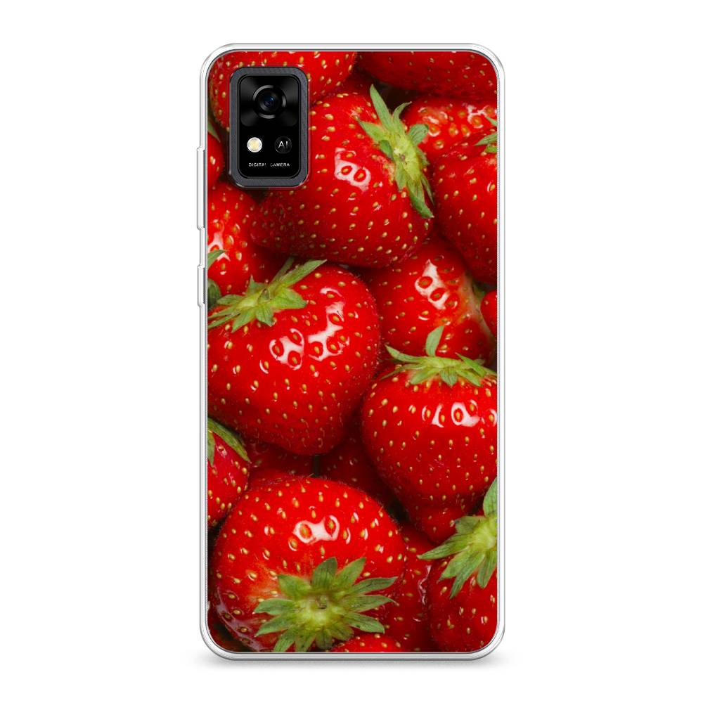 

Чехол Awog на ZTE Blade A31 / ЗТЕ Блэйд A31 "Клубника", Разноцветный, 134650-10