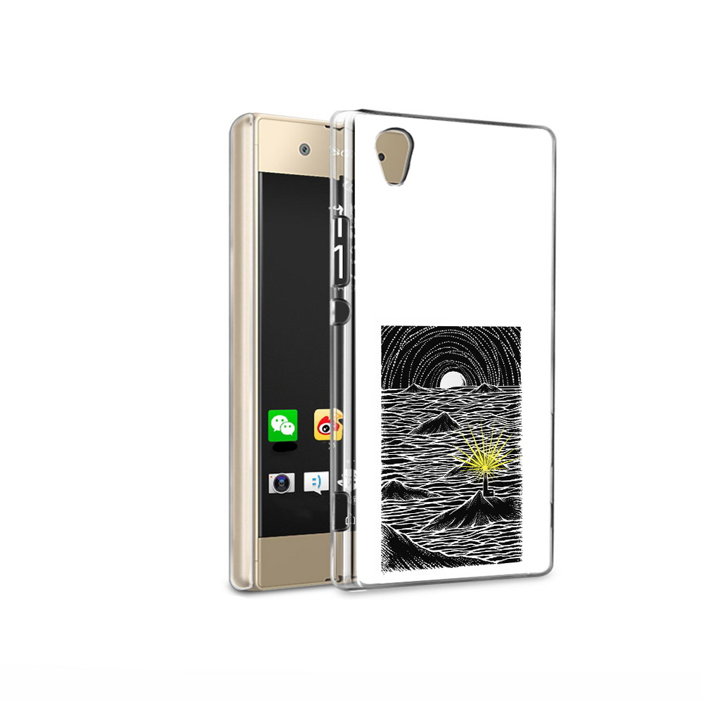 

Чехол MyPads Tocco для Sony Xperia XA1 Ultra маяк в черно белом море (PT67027.252.460), Прозрачный, Tocco