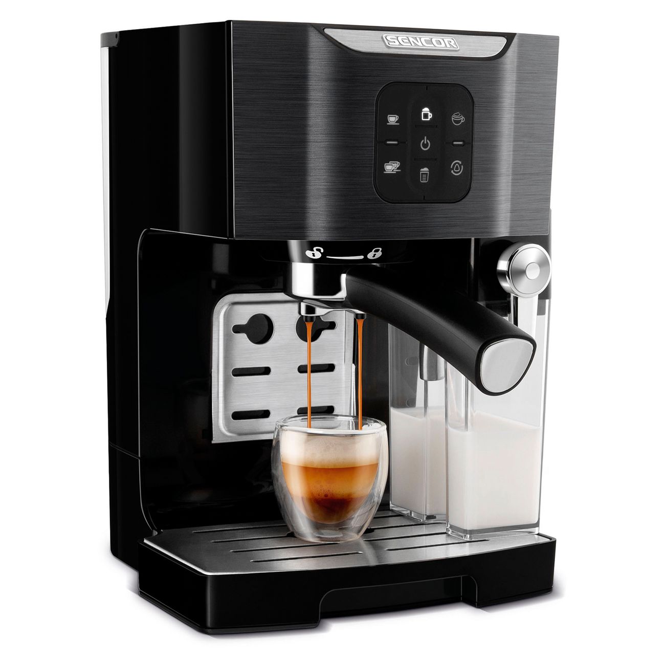 

Кофеварка рожкового типа Sencor SES 4040BK, Черный, SES 4040 Black