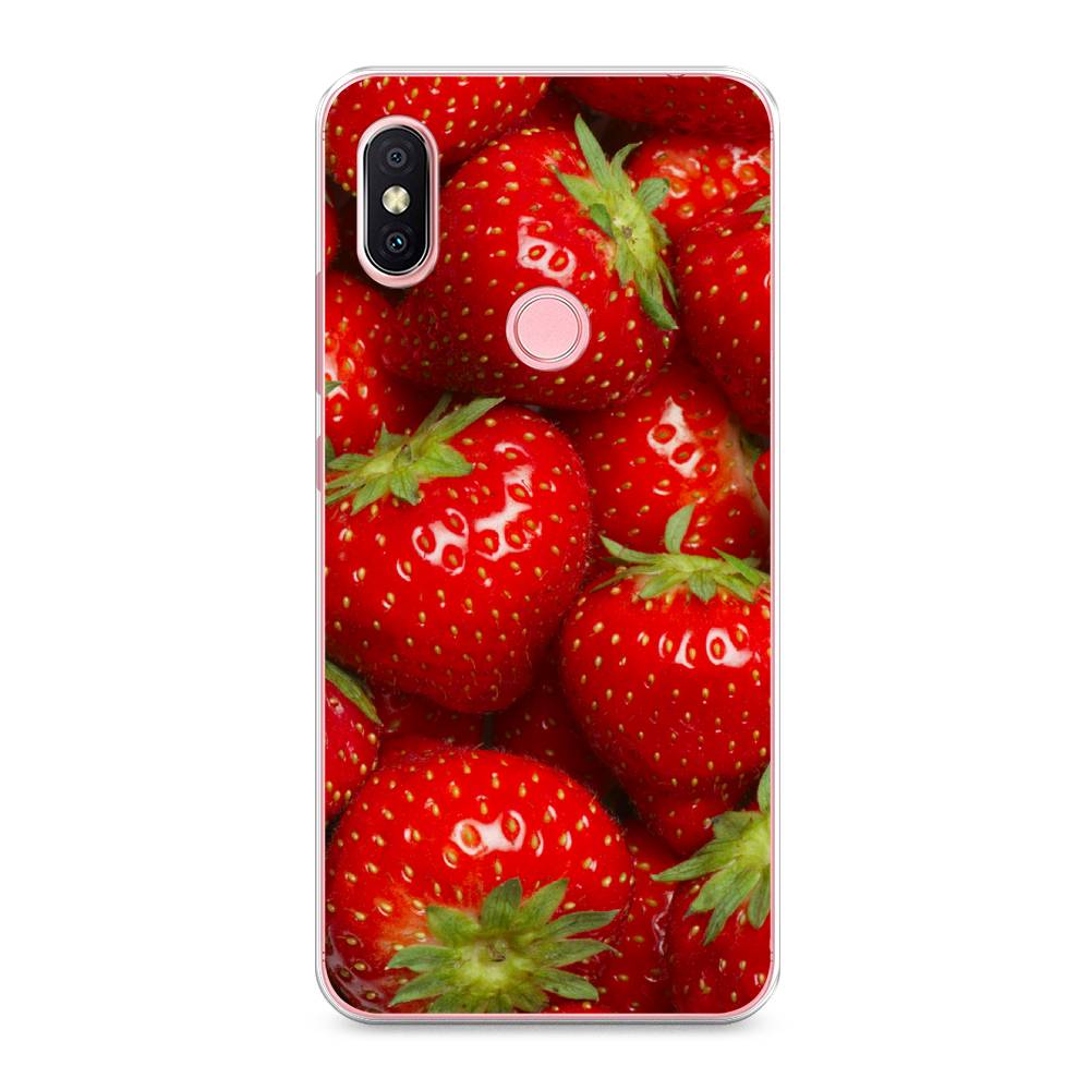 

Чехол Awog на Xiaomi Redmi S2 (Redmi Y2) "Клубника", Разноцветный, 33650-10