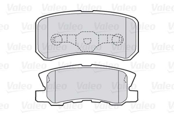 

Тормозные колодки Valeo задние 301520