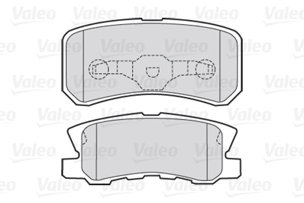 Тормозные колодки Valeo задние 301520