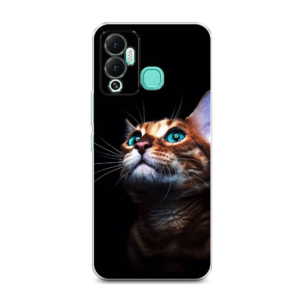 

Чехол Awog на Infinix Hot 12 Play "Мечтательный кот", Разноцветный, 3101750-1