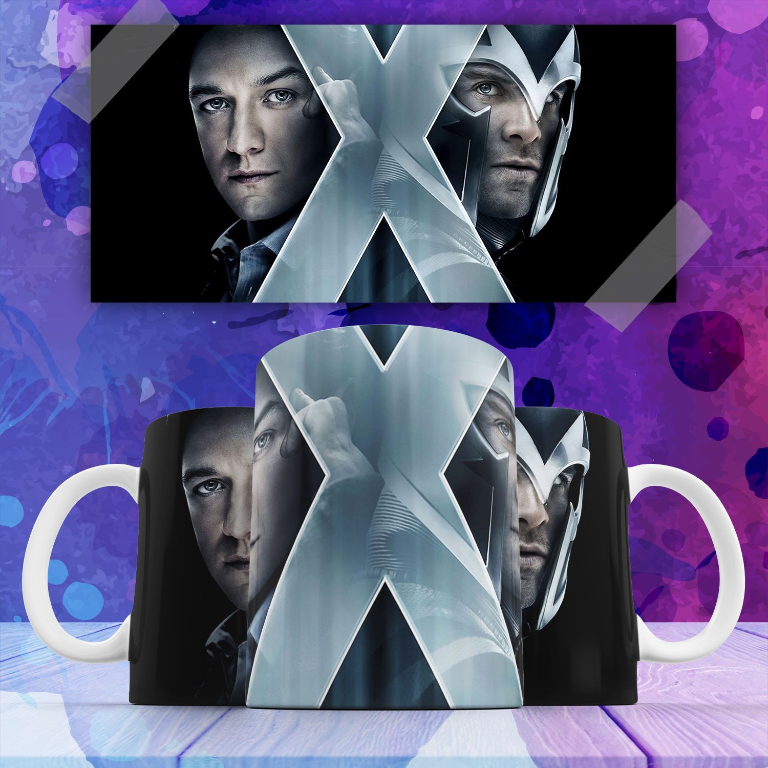 

Кружка с принтом люди икс x-men Ксавье Магнето Marvel 330 мл, Кружка с принтом люди икс x-men Ксавье Магнето Marvel марвел 330 мл
