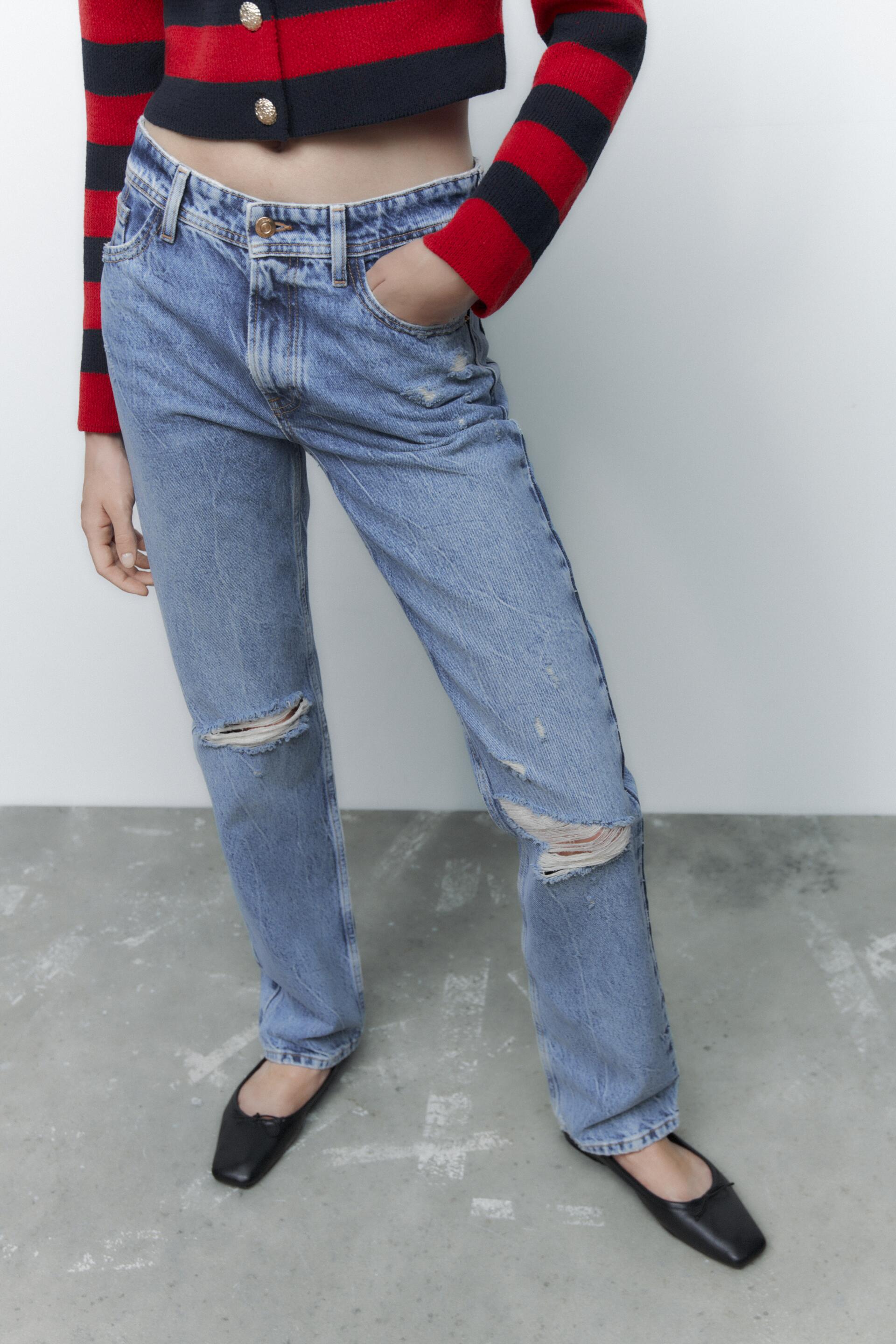 

Джинсы женские ZARA 06164190 синие 44 EU (доставка из-за рубежа), 06164190