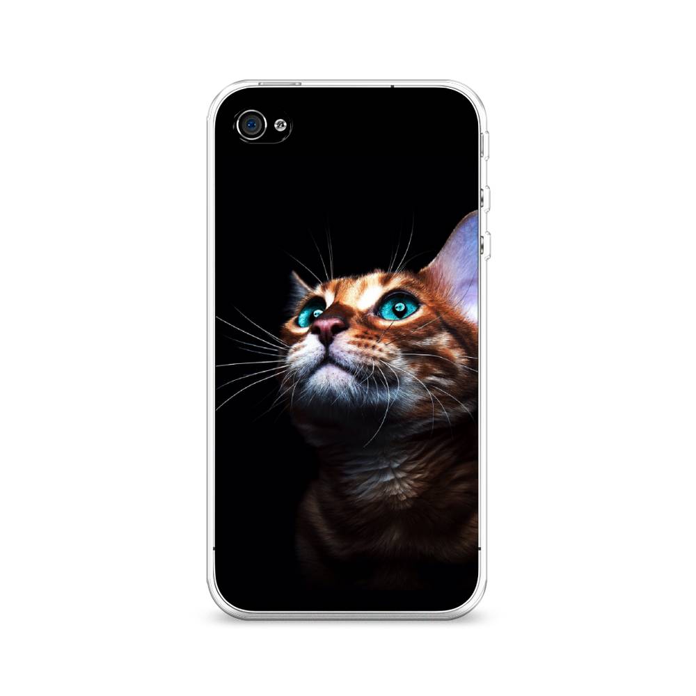 

Чехол Awog на Apple iPhone 4 / Айфон 4 "Мечтательный кот", Разноцветный, 10150-1