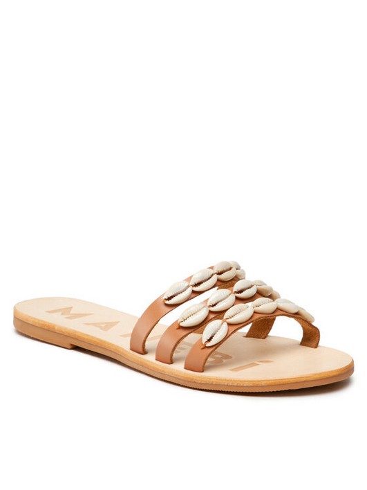 Сабо женские Manebi Leather Sandals S 0.1 Y0 коричневые 38 EU (доставка из-за рубежа)