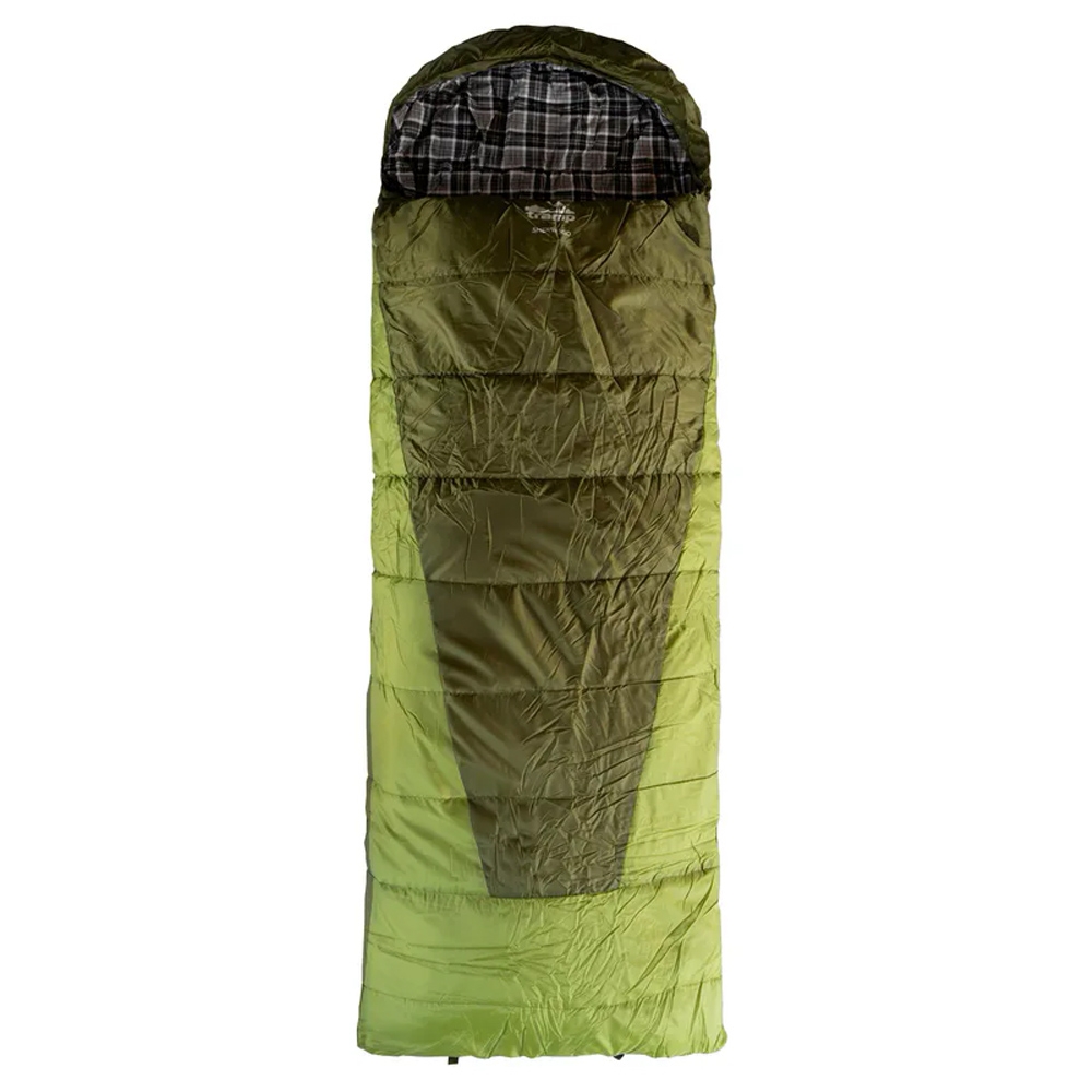 Спальный мешок Tramp зеленый, левый