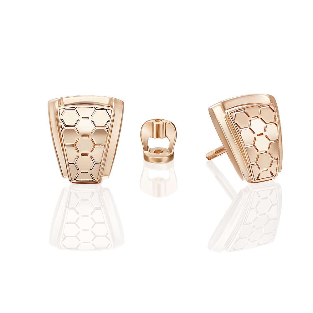 

Серьги пусеты из золота PLATINA jewelry 02-5264, 02-5264
