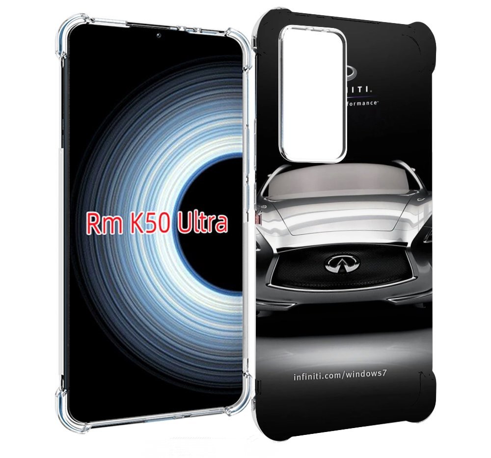 

Чехол Mypads Infiniti 1 Для Xiaomi 12T/Redmi K50 Ultra, Прозрачный, Tocco