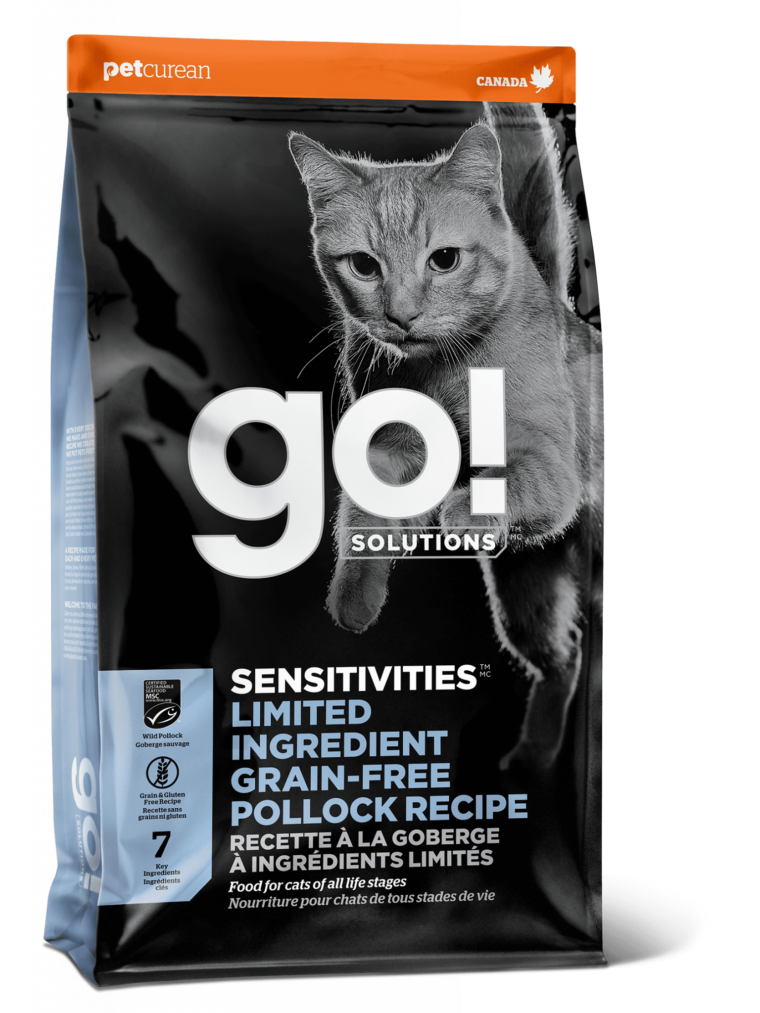 

Сухой корм для кошек GO! Sensitivities, Limited ingredient, grain free рыба, 3.63кг, Sensitivities Limited ingredient, grain free