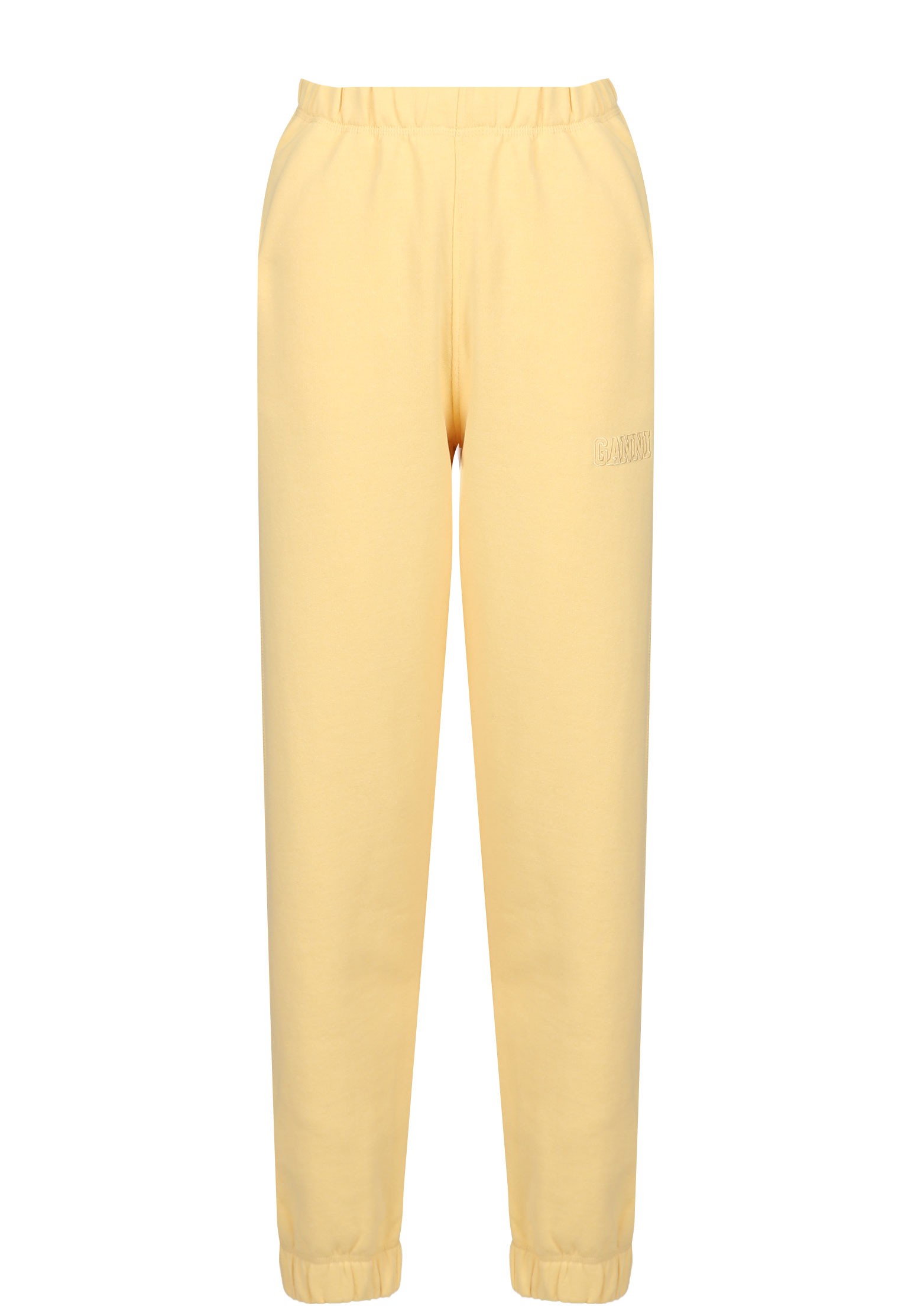 фото Спортивные брюки женские ganni 132264 желтые xs