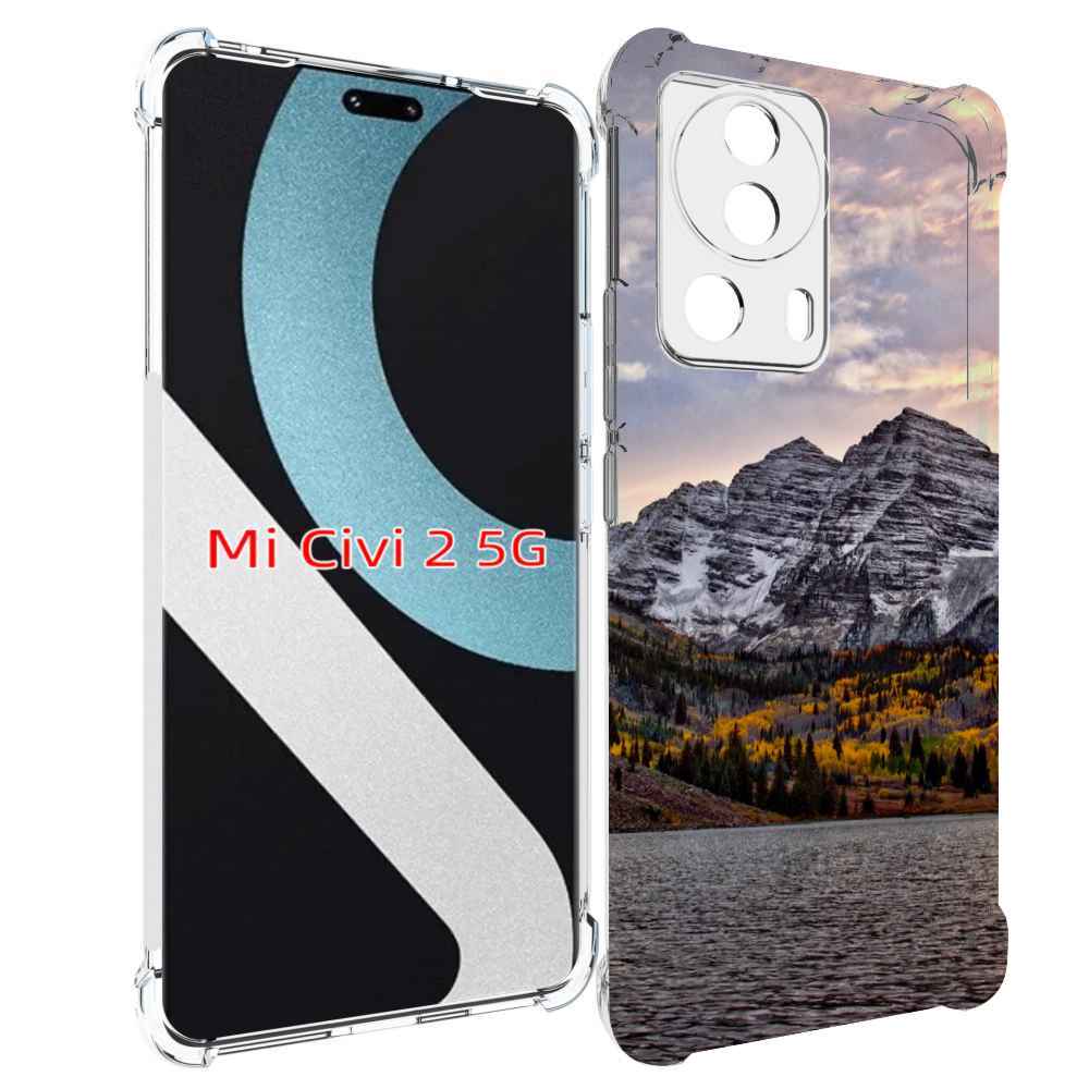

Чехол MyPads горы-колорадо для Xiaomi Civi 2, Прозрачный, Tocco