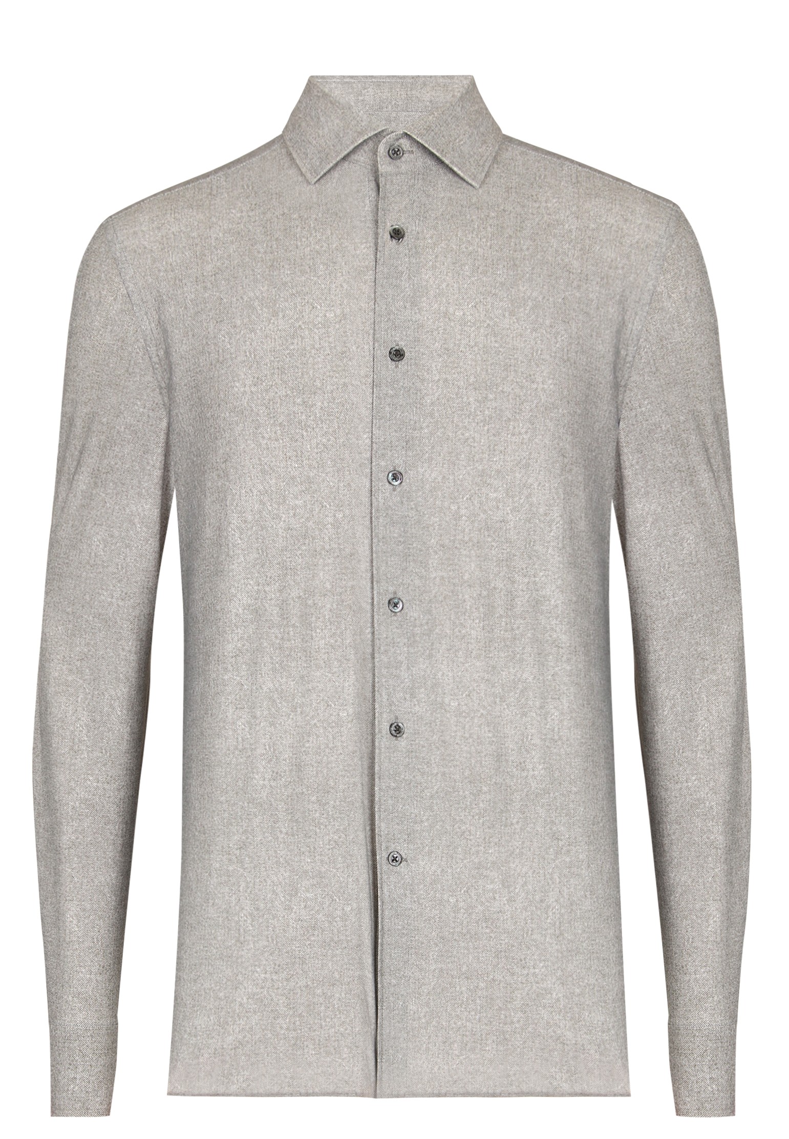 

Рубашка мужская Corneliani 130466 серая 43, 130466