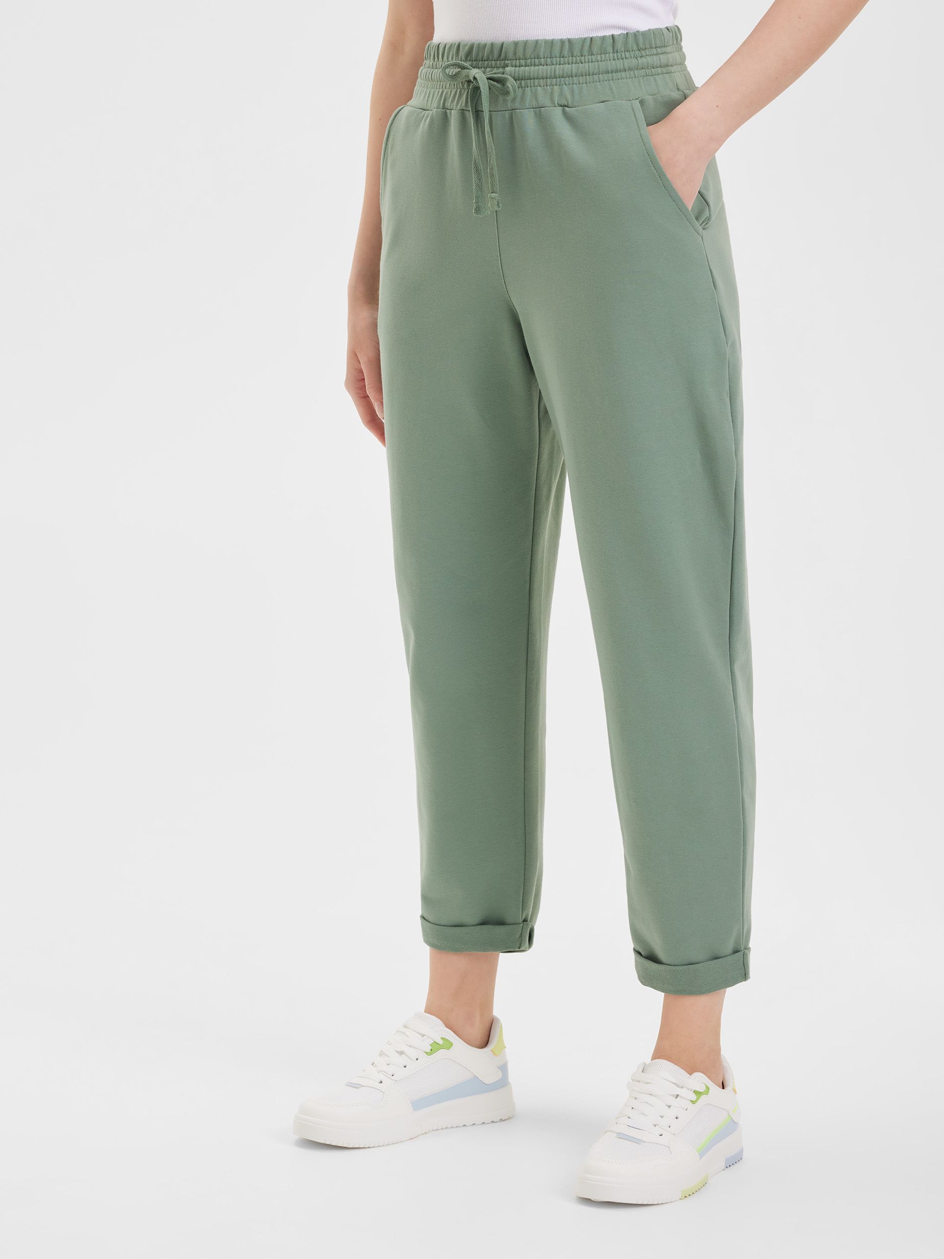 Спортивные брюки женские LAINA S22-W1-751 зеленые 56 RU