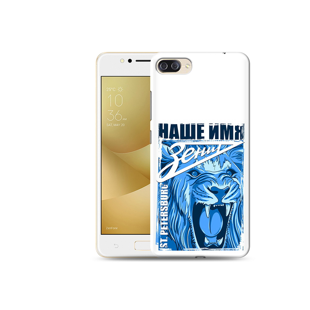 

Чехол MyPads Tocco для Asus ZenFone 4 Max (ZC520KL) ФК наше имя зенит (PT91421.650.183), Прозрачный, Tocco