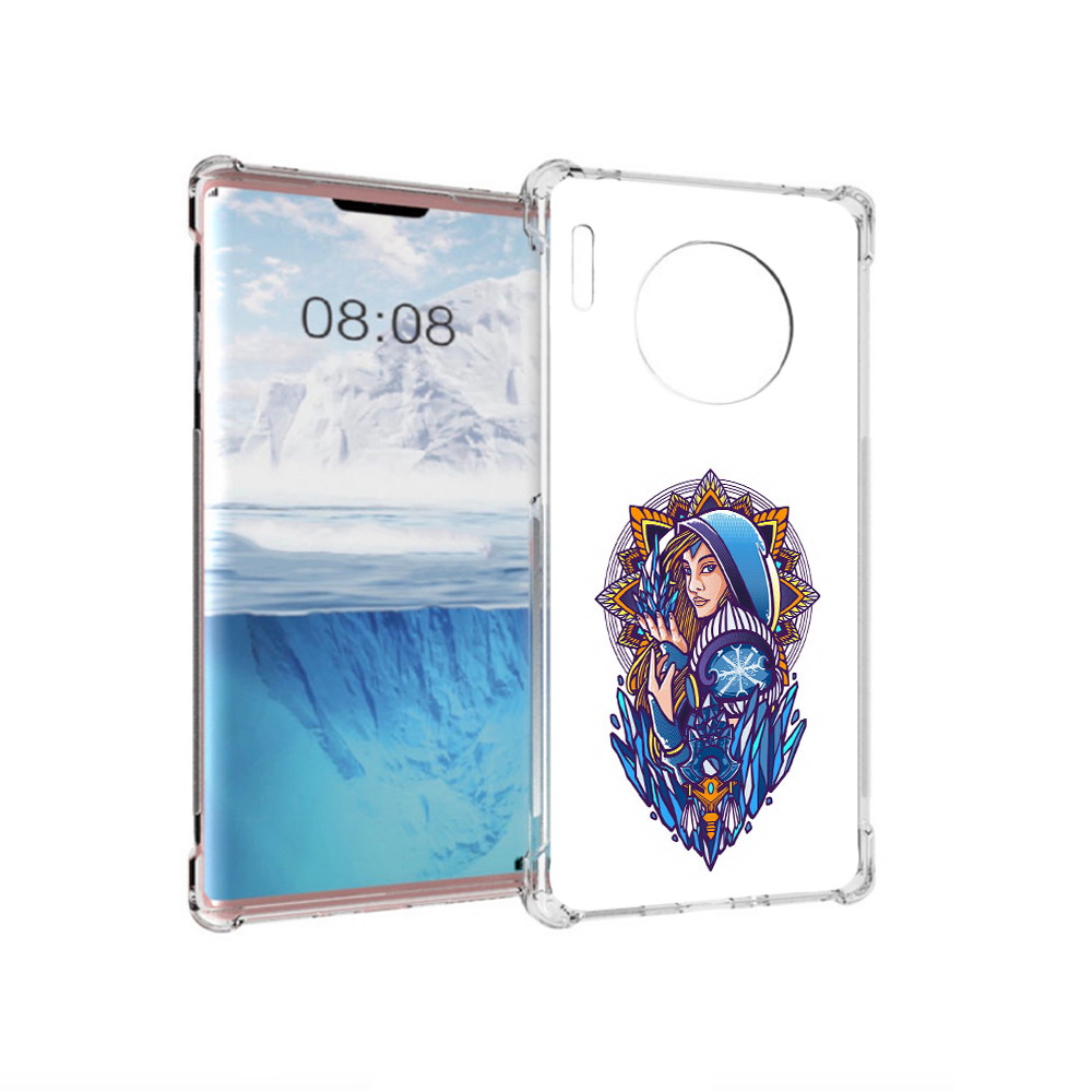 

Чехол MyPads Tocco для Huawei Mate 30 Pro кристал мейден дота 2, Прозрачный, Tocco