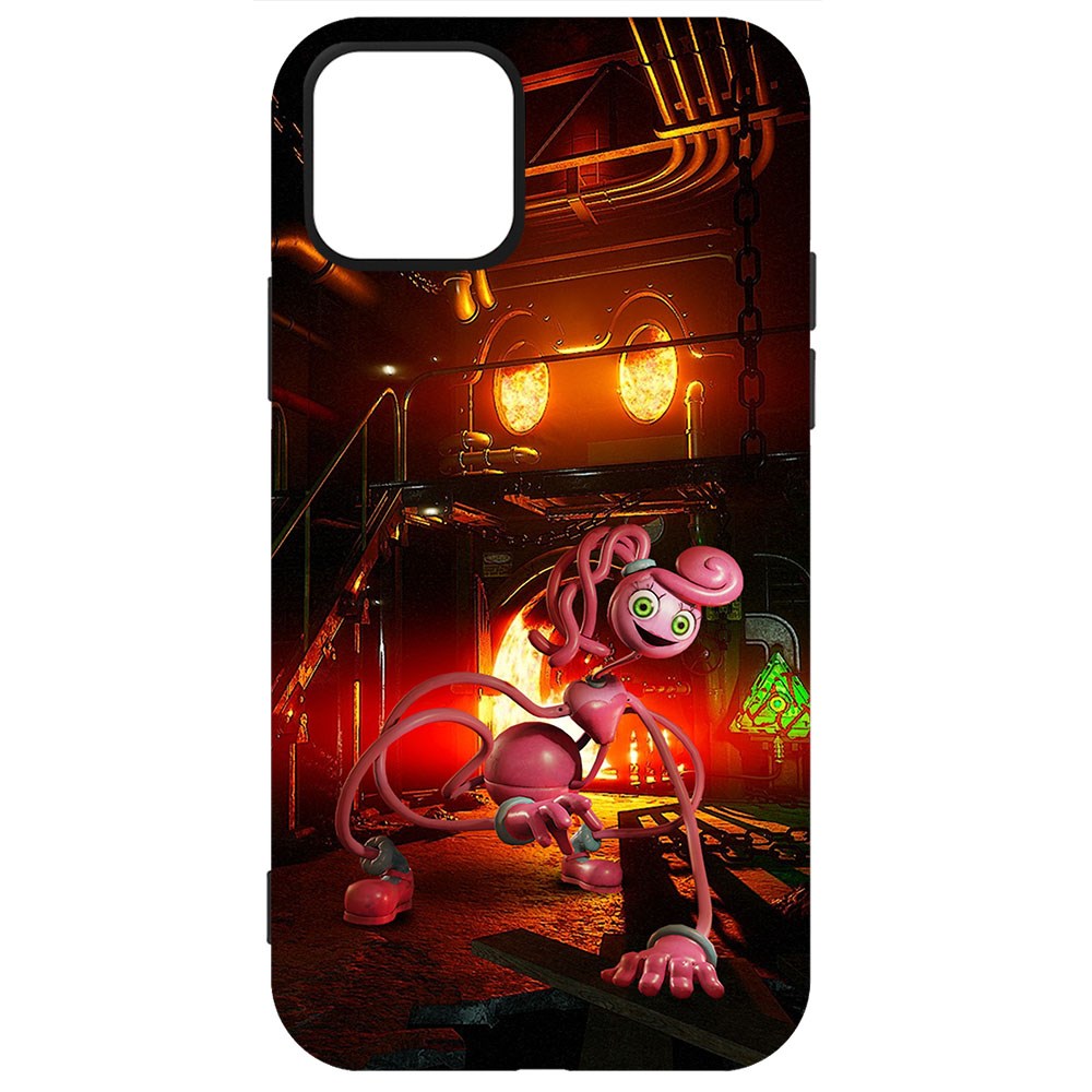 

Чехол-накладка Софт Хаги Ваги - Мама Длинные Ноги для iPhone 12 Pro Max, Черный