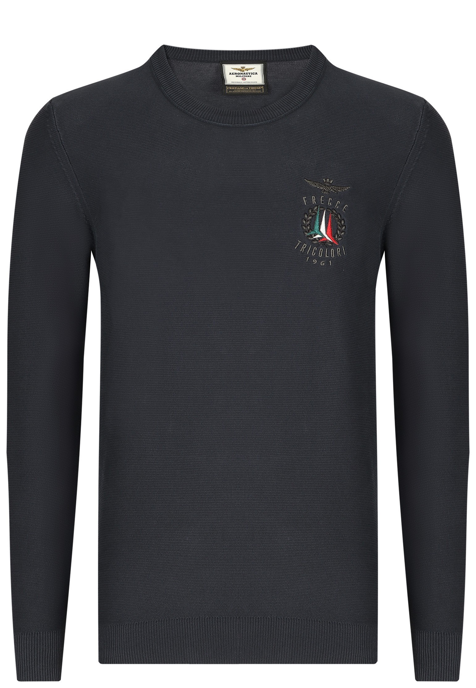 

Лонгслив мужской Aeronautica Militare 128747 синий S, 128747