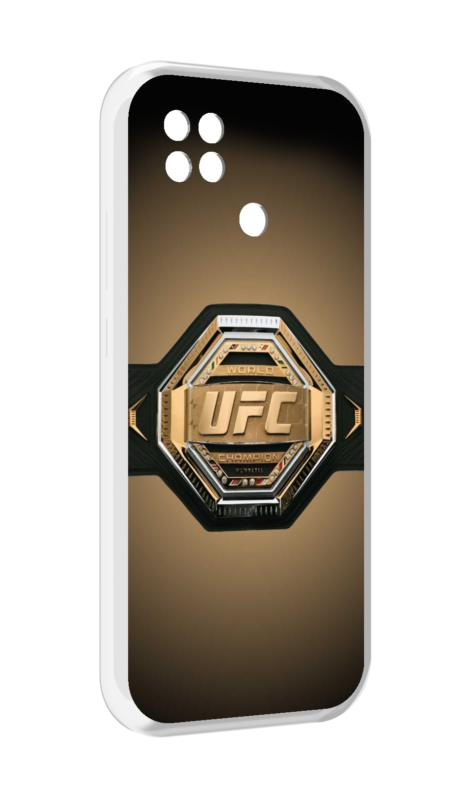 

Чехол MyPads UFC единоборства мужской для Xiaomi Poco C40, Прозрачный, Tocco