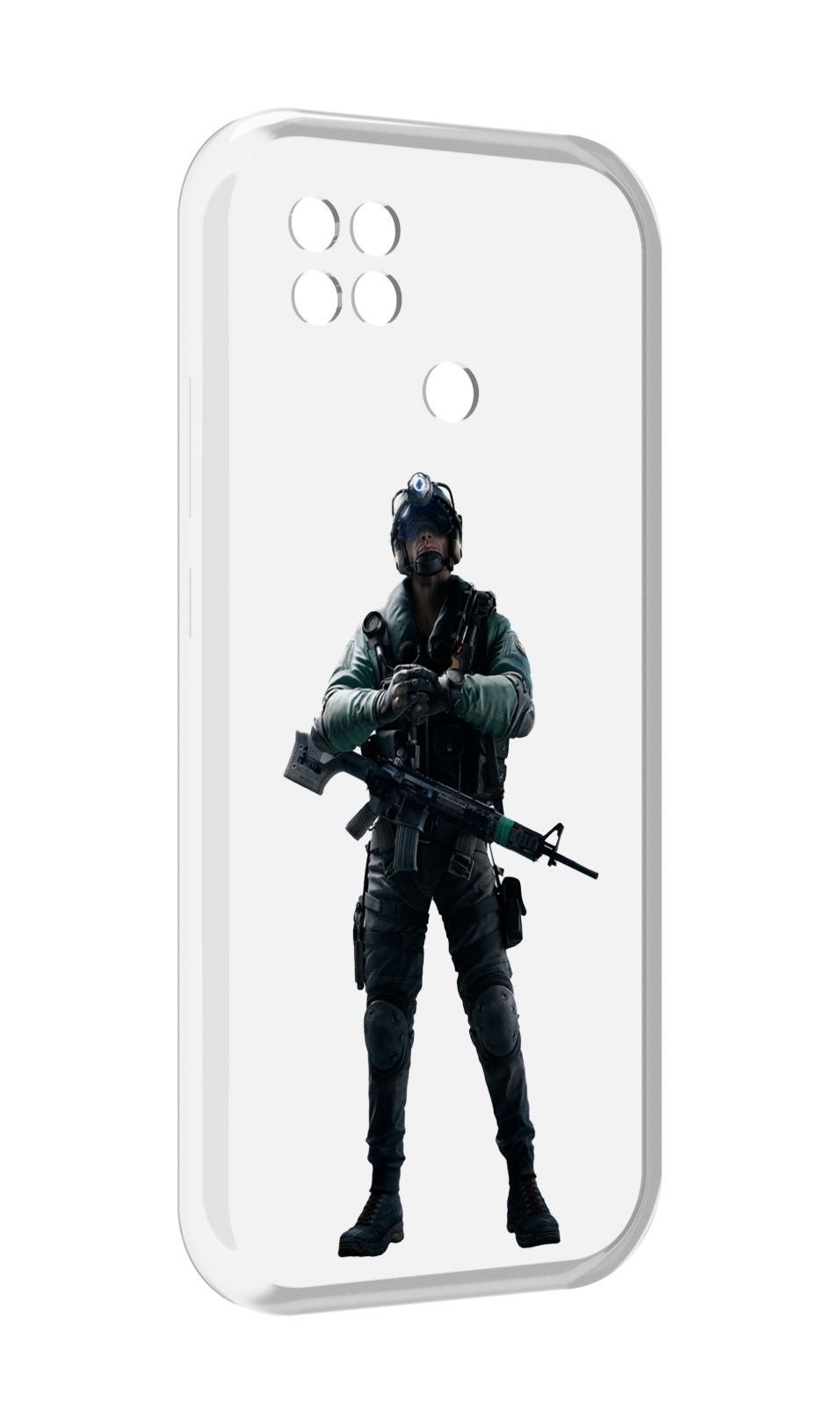 

Чехол Mypads Tom-Clancy'S-Rainbow-Six-2 Для Poco C40, Прозрачный, Tocco