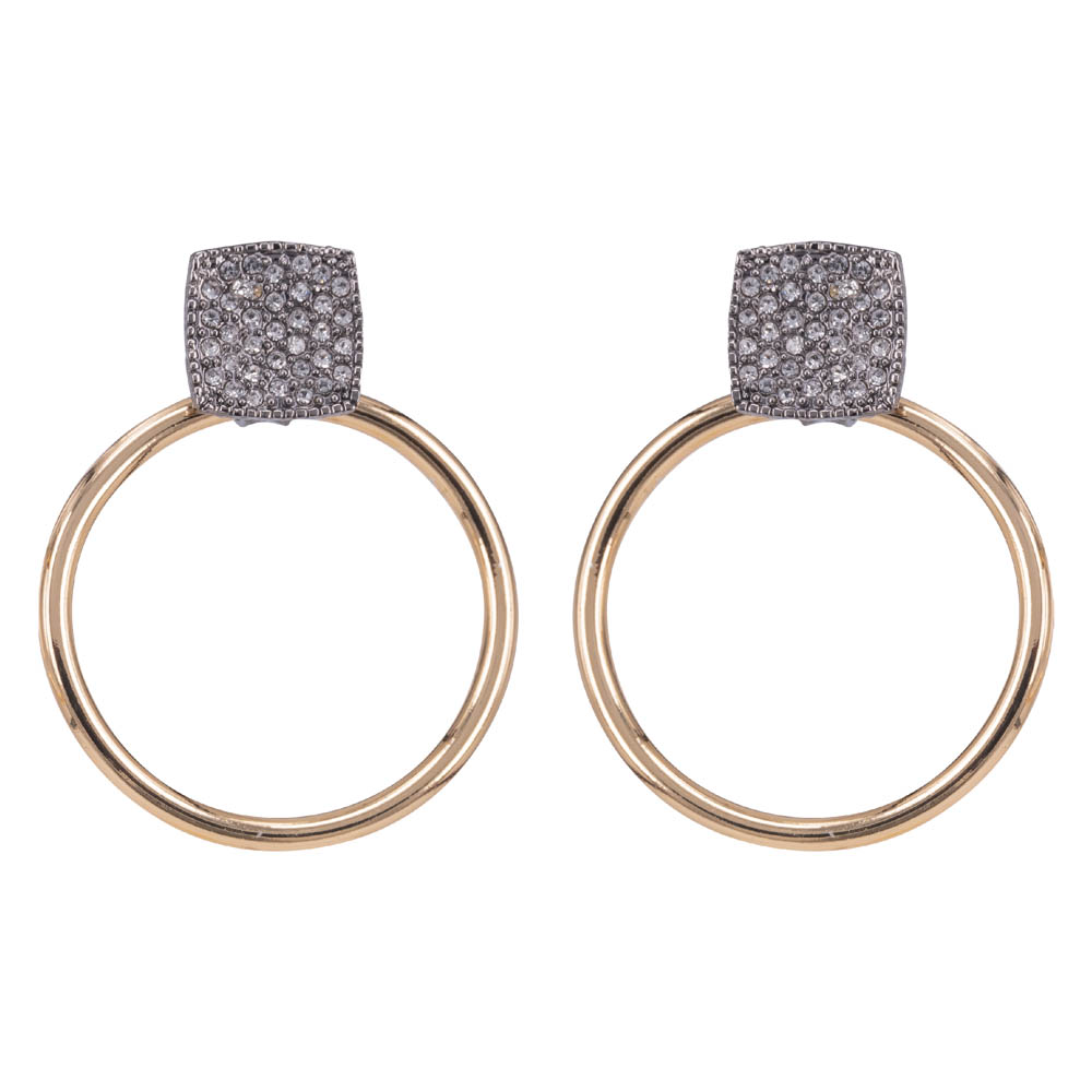 

Серьги из бижутерного сплава OTOKODESIGN 1-56741, стразы, 1-56741